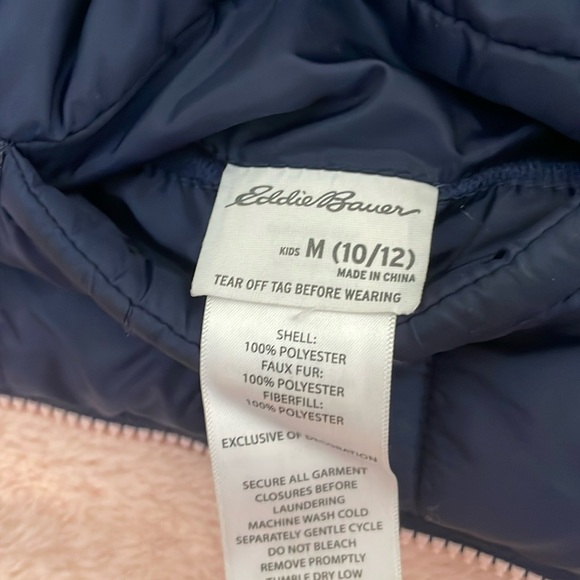 Eddie Bauer Deer Harbor Reversible Puffer Coat Jacket - Picture 3 of 3